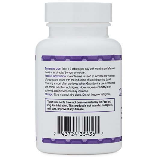 Galantamine – Lucid Dreaming & Nootropic Supplement – 4 Mg – 60 Tablets